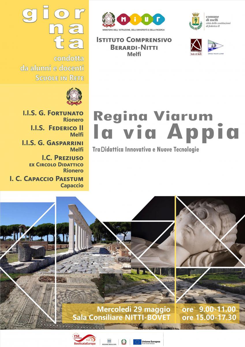 Locandina manifestazione finale via Appia